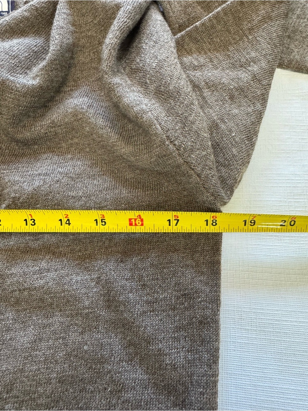 The North Face Olive Shawl-Collar Button Wool Cardigan Medium - Picture 4 of 8
